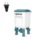 Abreuvoir chauffant robuste pour volaille - Capacité de 11 l - Pour utilisation par temps froid extrême - Utilisation agricole, grange, poulailler
