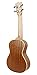 Kulana Deluxe Concert Ukulele, Mahogany Wood with Binding and Aquila Strings + Gig Bag