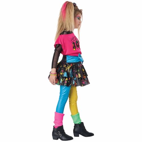 Disfraz infantil estilo años 80 talla L miniatura 2