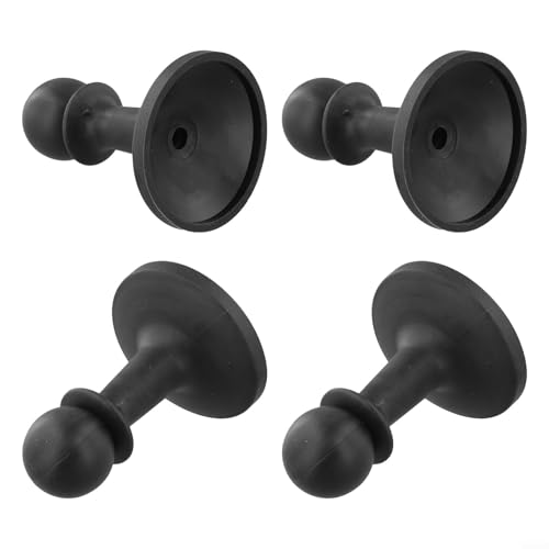 Lätt TPR för tält säkerhet viktiga utomhusutrustning för campingäventyr (svart)