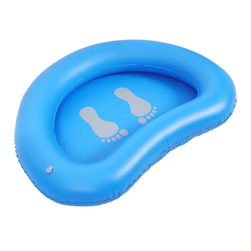 Baño de pies inflable para camping y piscina limpia tus pies antes de entrar al agua