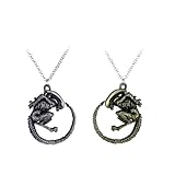 エイリアン:ロムルス ネックレス ペンダント アクセサリー 個性的 金属 彫刻 首飾り人気 映画 怪物 異形 誕生日 クリスマス 記念品 萌えグッズ 日常用 プレゼント 贈り物 男女兼用 (B)