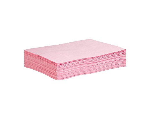 PIG Battery Acid Absorbent Mat - 50 Pack - 15" x 20" Lightweight Mat - Absorbs up to 28 oz per Mat - PM50044