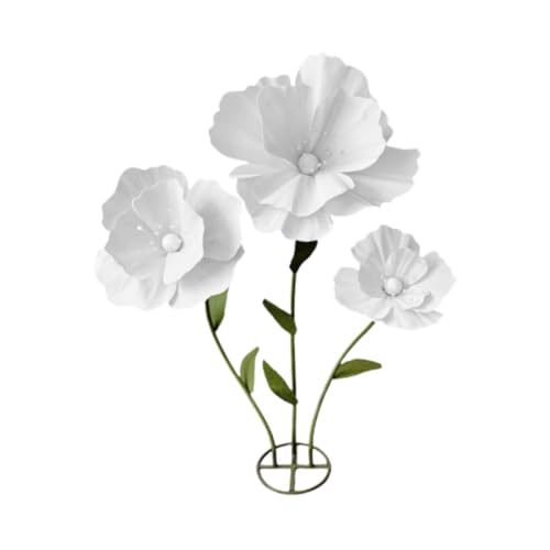Compositions florales de grande taille design premium blanc 160 cm pour réception - 2