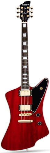 WestCreek Mirage Solid Body Electric Guitar, Mahogany Body, Maple Neck,