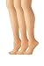 Hanes Womens Set of 3 Silk Reflections Control Top RT Pantyhose, A/B, Little Color