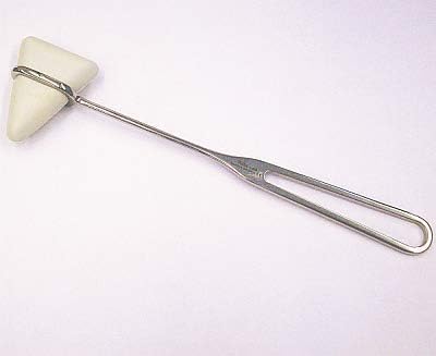 Taylor Reflex Hammer with Loop Handle and White Bumper