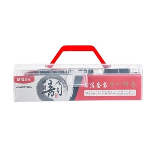 Coffret pinceaux de calligraphie 11 pièces idée cadeau culturelle pour étudiants en art