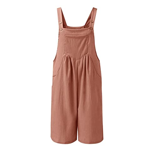 Mono de las mujeres casual para días de playa y paseos de verano en lino 5
