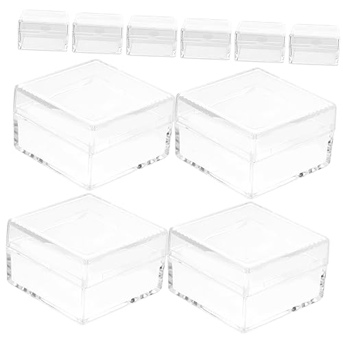 FOMIYES Professional Plastic Specimen Display Boxes Pcs Storage Cubes Lids for Bead Jewelry