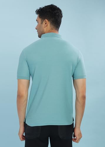 Image of Force NXT Polo Neck T-Shirt for Men Pack of 1 | Regular Fit T-Shirt for Men | Premium Super Combed Rich Cotton Polo Shirt | Men's Ultra Soft Half Sleeve T-Shirt