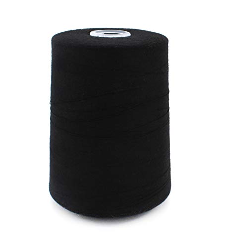 Hilo para coser negro serging 8000 yardas miniatura 2