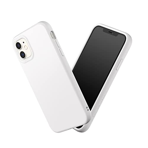 Coque iPhone 11 antichoc fine RHINOSHIELD SolidSuit blanc mat