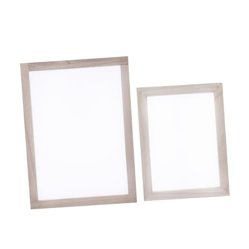 Homoyoyo 2pcs Wooden Paper Making Frame for Handmade Paper Craft Lightweight and Easy to Use for Boys and Girls and Creative Projects