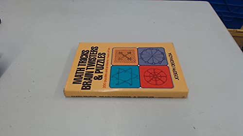 Math tricks, brain twisters, and puzzles 0517336499 Book Cover