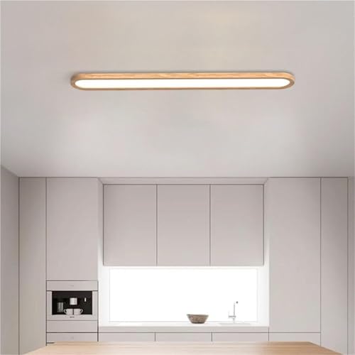 Luces de techo LED de madera que solucionan la falta de luz en el baño 6