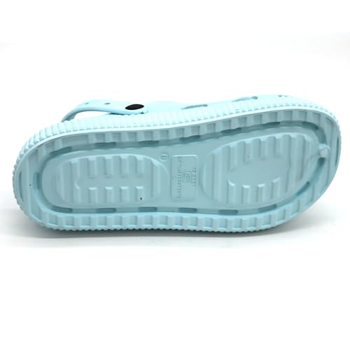 Image of SVAAR Fashionable Comfortable Lightweight Platform Heels Clogs for Women's | Cushioned Footwear | Lightweight Slip-ons | Waterproof Sandals for Women