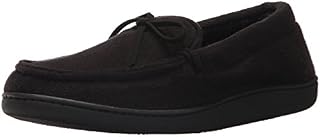 Weatherproof Men's Slipper House Shoe Moccasin Memory Foam Micro Suede Indoor Outdoor Nonslip