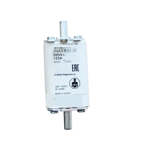 Fusible 3NA3832-2C 125A 500V NH00 évite les pannes électriques