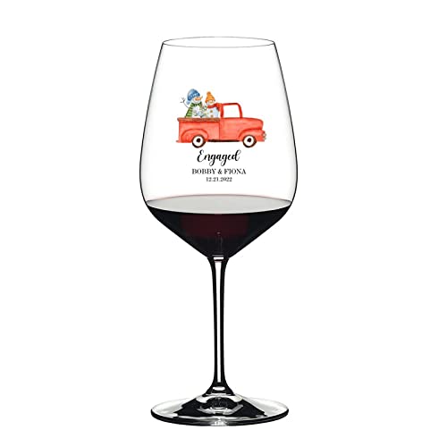 Verres à vin rouge amusants personnalisés pour rompre la routine
