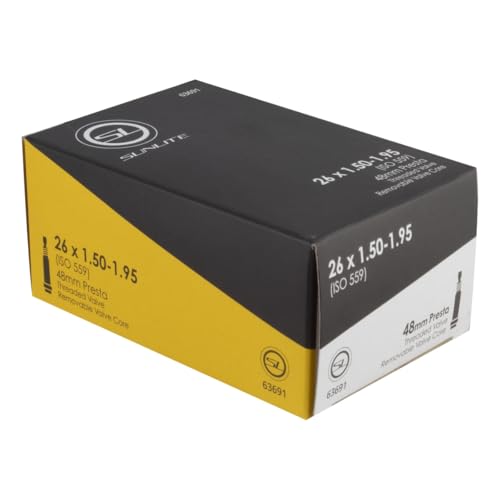Sunlite Standard Presta Valve, 26 x 1.50-1.95" / 48mm Valve,