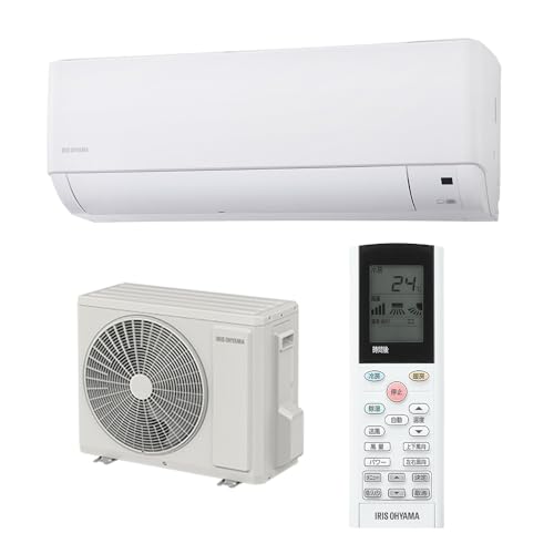 ＼電気代を削減／ アイリスオーヤマ エアコン 20畳 6.3kW いたわりエコ+ 省エネ 節電 上下左右自動ルーバー 内部清浄機能 手元温度機能 入切タイマー 除湿モード みはりモード 快適モード おやすみモード 衣類乾燥モード 快速パワー機能 商品のみ 2026年モデル - アイリスオーヤマ(IRIS OHYAMA) - 商品画像