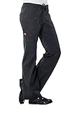 Dickies Women's Low Rise Drawstring Cargo Pant, Dark Pewter, Large
