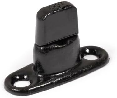 Twist Lock Fastener, Black Oxide Finish, Double Height 2 Hole Stud, 10 Piece Set, Made in the USA!