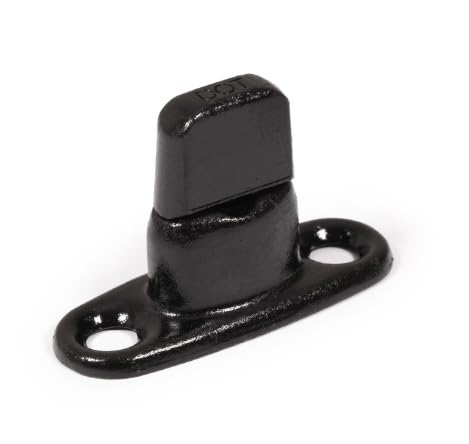 Twist Lock Fastener, Black Oxide Finish, Double Height 2 Hole Stud, 10 Piece Set, Made in the USA!