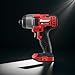 20V Cordless 1/4 in. Hex Compact Impact Drill/Driver Compatible with Bauer - Tool Only - Battery and charger