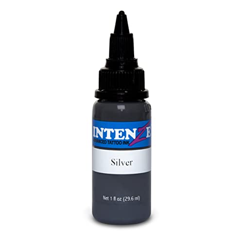 Intenze Authentic Tattoo Ink 1oz (Silver)
