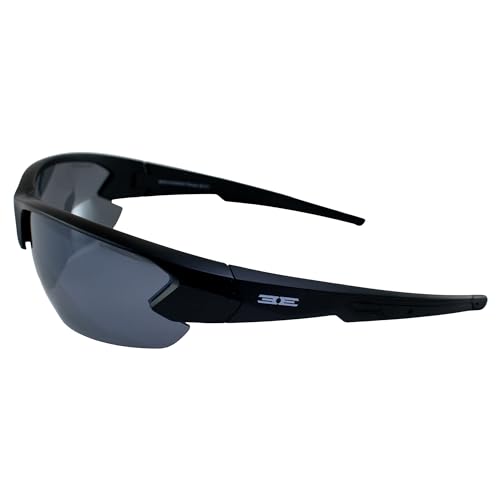 Epoch Eyewear Midway Golf Sunglasses Black Frame Polarized Smoke Lens3