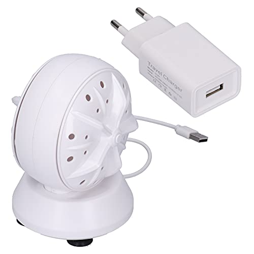 TOPINCN Mini Lavadora, Lavadora Perezosa, Pantalones Pequeños, Comodidad Ultrasónica, Lavadora Ultrasónica de Doble Turbina, Equipo de Lavado (Enchufe de la UE 110-240V) TOPINCN Mini Lavadora, Lavadora Perezosa, Pantalones Pequeños, Comodidad Ultrasónica, Lavadora Ultrasónica de Doble Turbina, Equipo de Lavado (Enchufe de la UE 110-240V)