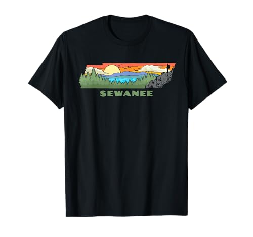 Sewanee Tennessee Nature Outdoor Hiking Retro T-Shirt