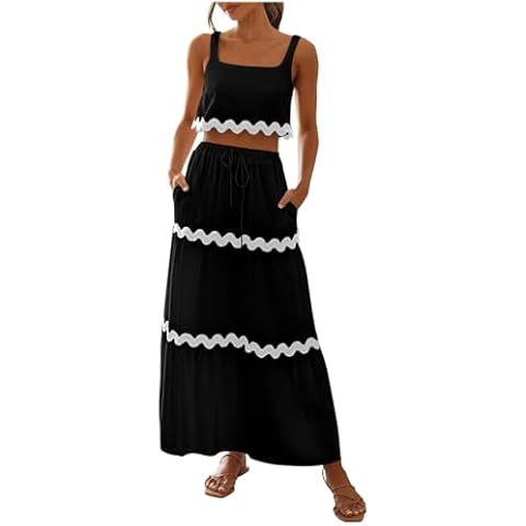 Summer Co-ord Set: Top and Skirt Cover