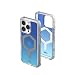 Produktbild URBAN ARMOR GEAR Plyo MS Case kompatibel mit Apple iPhone 16 Pro Hülle (Wireless Charging/Magnetisches Aufladen kompatibel, Air-Soft Ecken, Erhöhter Rand) blau/transparent/Ombre