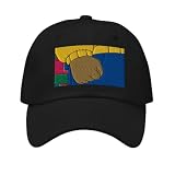 Arthur Fist Hat - Arthur Angry Fist Meme Embroidered Adjustable Cotton Dad Cap Black