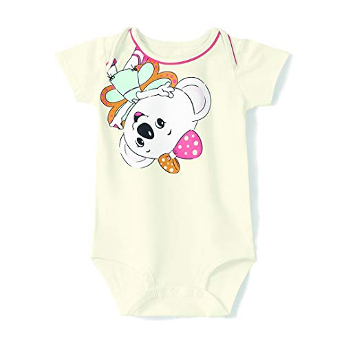 Top para bebês Recém-Nascido, Lilica Ripilica, Bebê Meninas, Off White/Rosa, MB