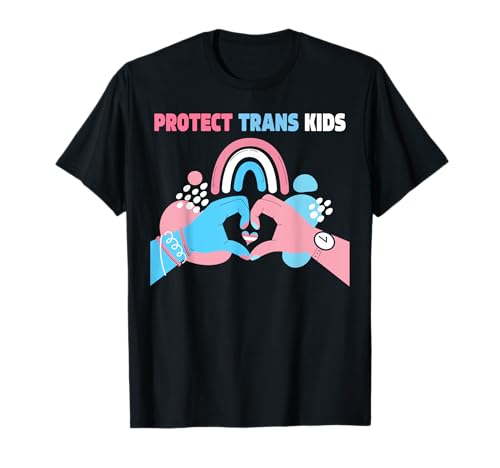 Protect Trans Kids Shirt Transgender Flag Protect Trans Kids T-Shirt