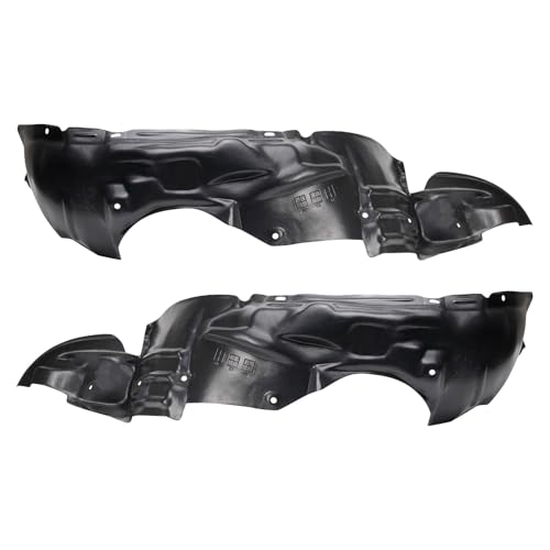 Image of TRQ Front Inner Fender Liner Set Compatible with 1993-1997 Toyota Corolla TO1248104 TO1249104