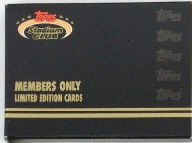 Amazon.com: Exclusive Topps Stadium Club Members Only Baseball Card Set :  פריטי אספנות ואמנות
