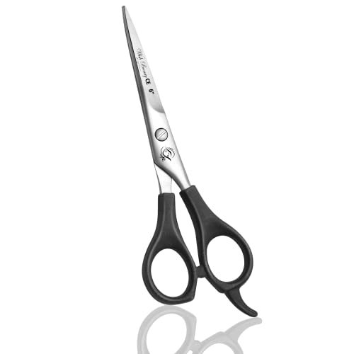 wishbeauty Hair Dressing Scissor Professional, Stainless Steel Hair Cutting Shears for Salon Barbers Men, Women, Children - 6 inch