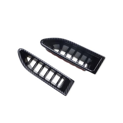 Cejas de faros para Nissan Rogue X-Trail 2021-2023 en acabado de fibra de carbono