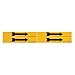 Brady 93242, 1.125" x 7" Self-Sticking Vinyl Arrow, Black on Yellow, 100 Cards