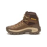 CAT Men's Invader Hiker Waterproof Composite Toe Work Boot Fashion Boot, Coffee Bean, 7.5