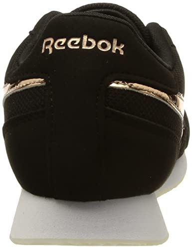 Image of Reebok Women's Royal Classic Jogger 3 Sneakers, Black White FTWR White Rose Gold, 4 UK