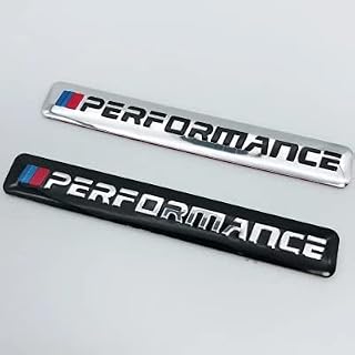 2X Car Decal Logo Badge Auto Accessories Sticker M Performance Compatible with BMW M 1 3 4 5 6 7E Z X M3 M5 M6 Mline Emblem Vehicle External 3D Badge (Color Name : Black)