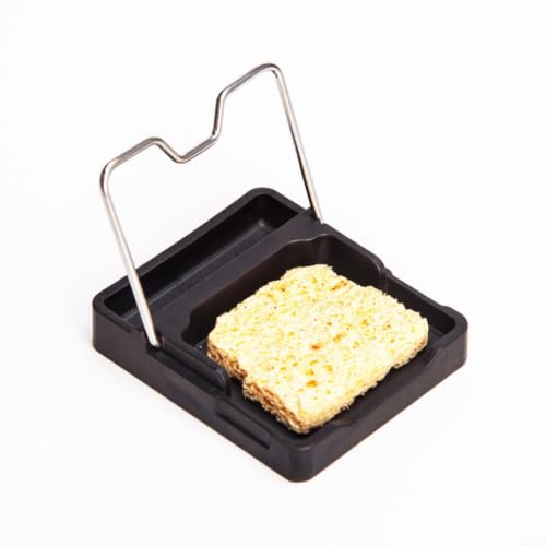 Soporte para soldador TS100 compacto con esponja de limpieza de puntas 4