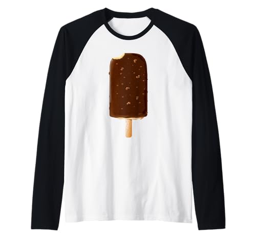 Sucette glacée au chocolat Manche Raglan