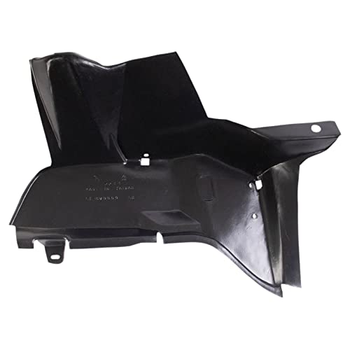 Image of TRQ Front Left Fender Splash Shield Black Drivers Side Compatible with 2006-2011 Chevrolet HHR GM1250132